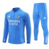 Real Madrid Felpe da Allenamento Quarto-Zip 2025-26 Blu per Uomo